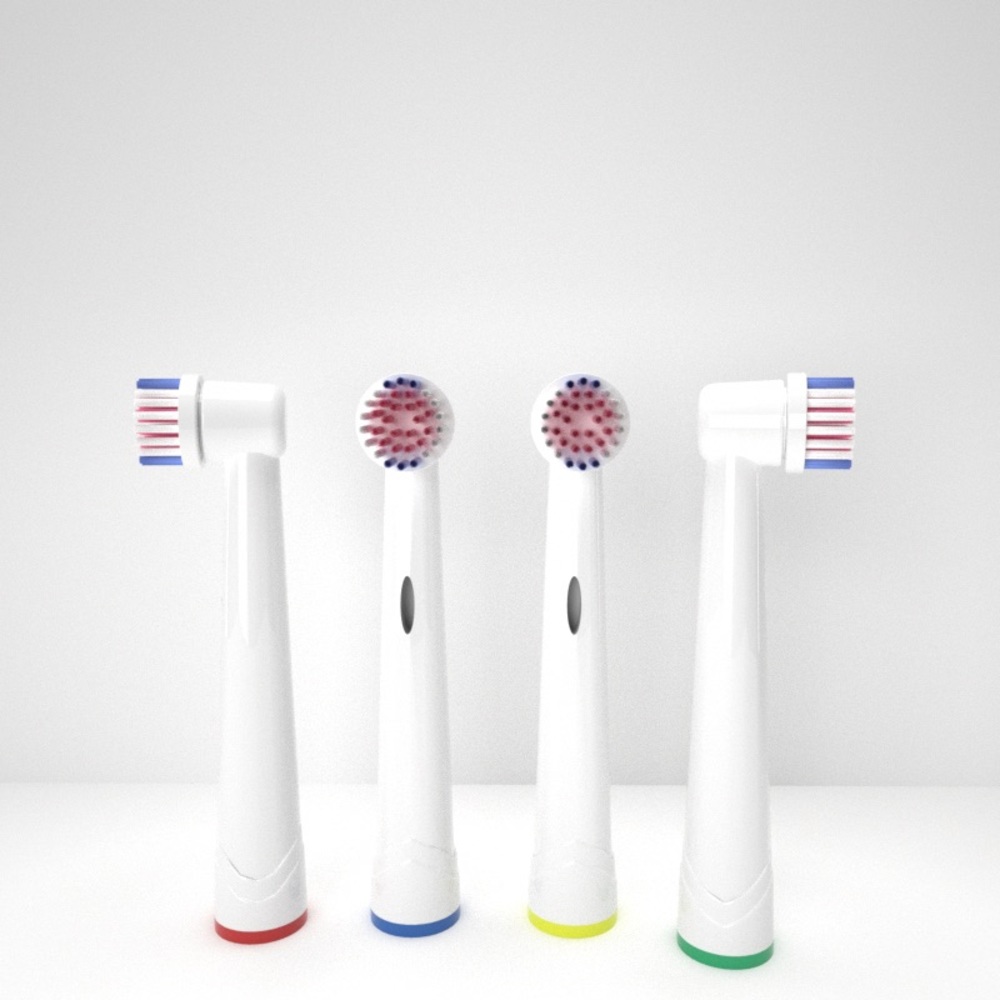 Oral-B compatible electric toothbrush heads.